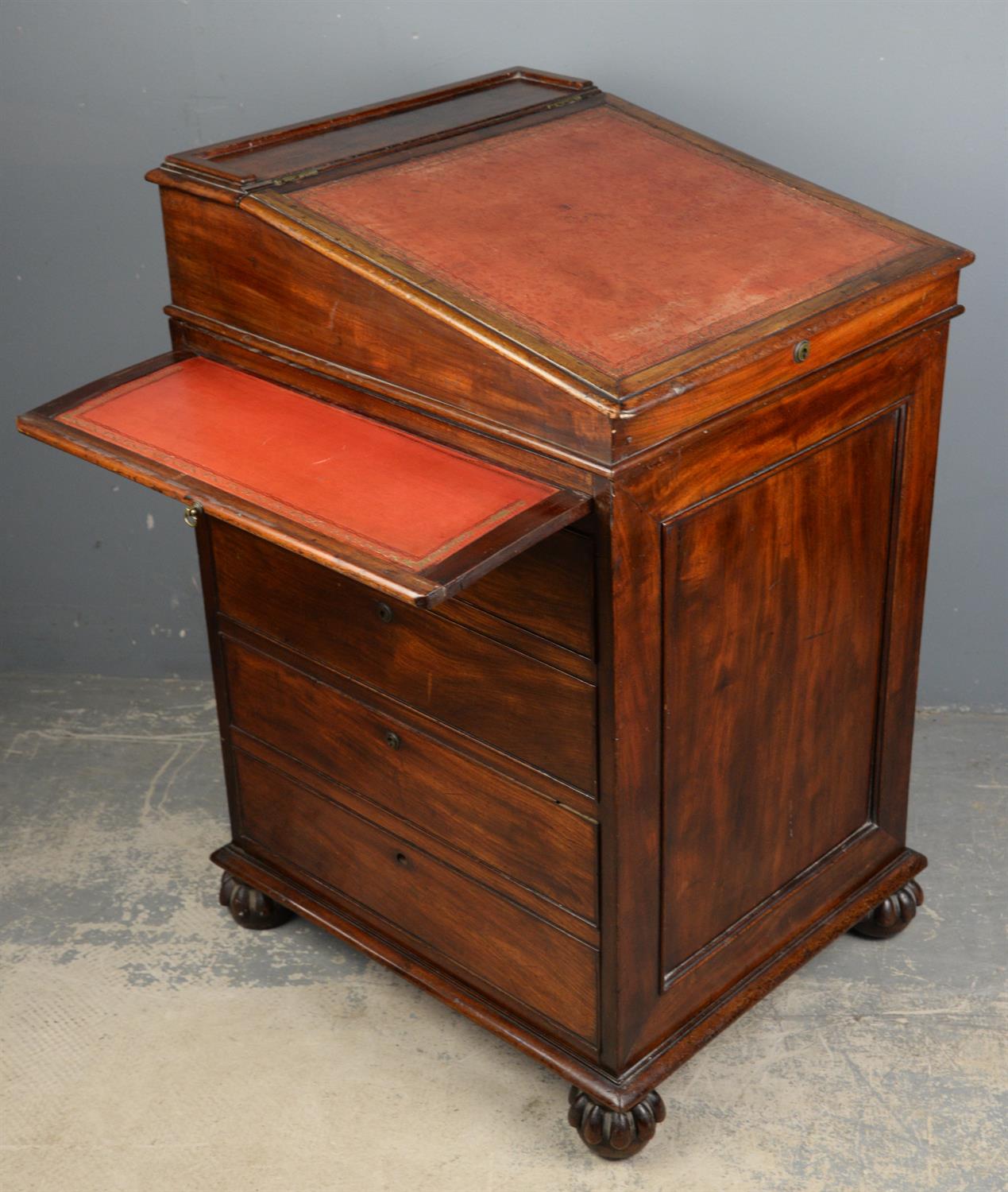 A William IV mahogany davenport - Image 4 of 5