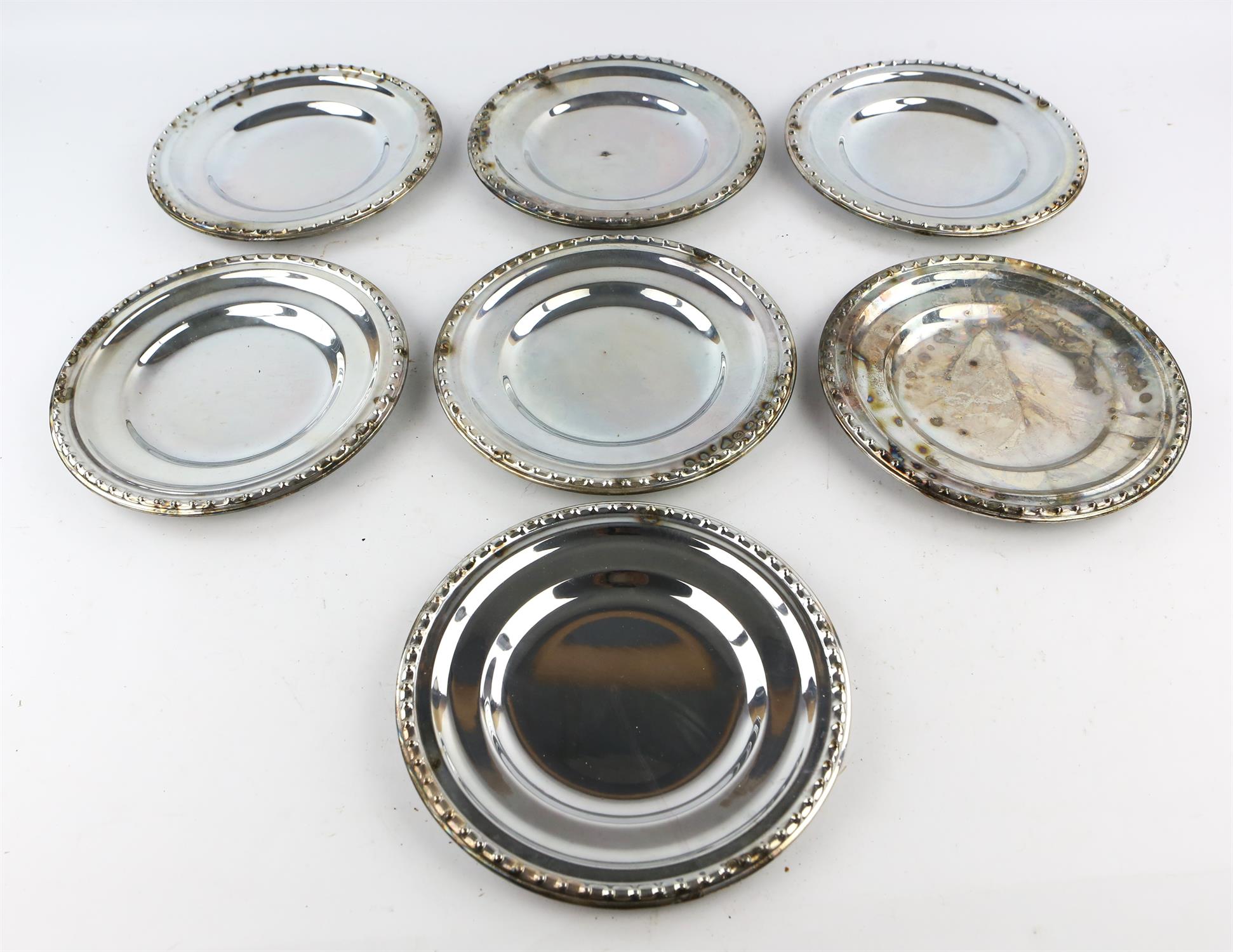 A large quantity of Chinese silver plated serving dishes, oval and circular dish rings, plates, - Image 2 of 3