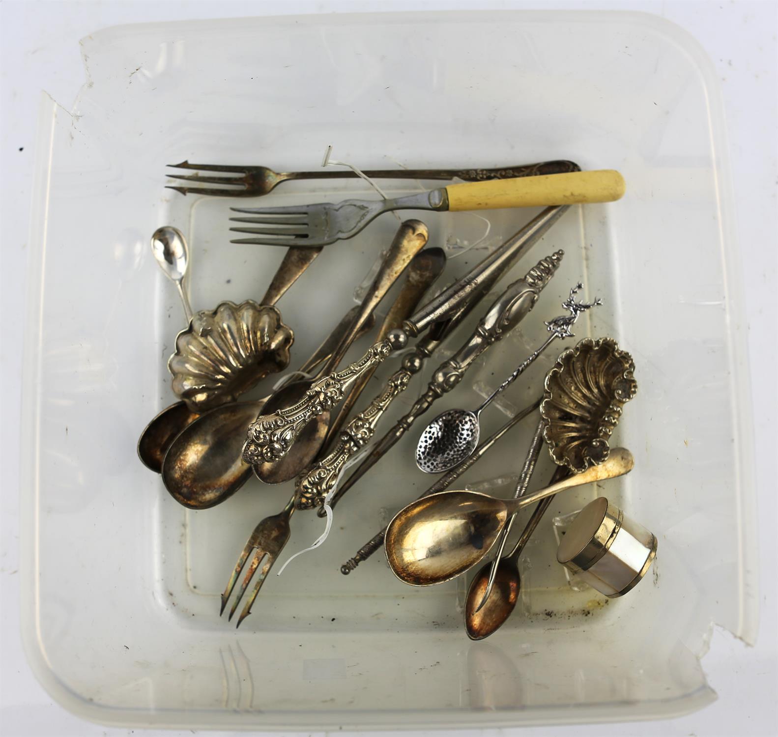 A late 20th century canteen of silver plated cutlery by Arthur Price of England and a collection of - Image 2 of 7