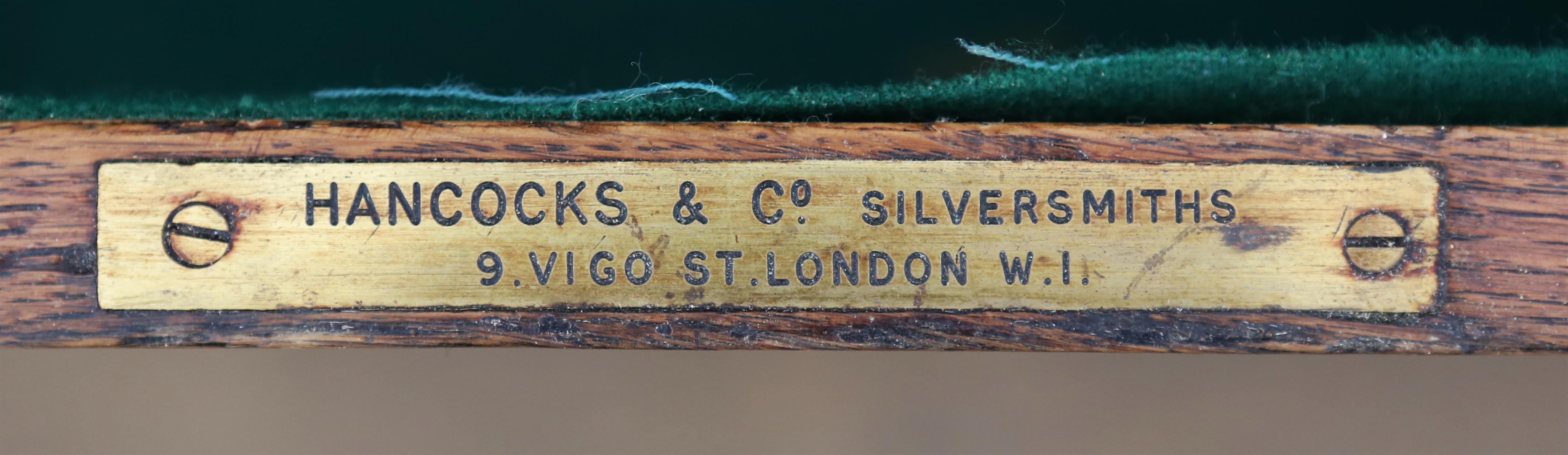 An early 20th century oak and metal bound silver chest with twin iron handles. Width 85cm - Image 5 of 5