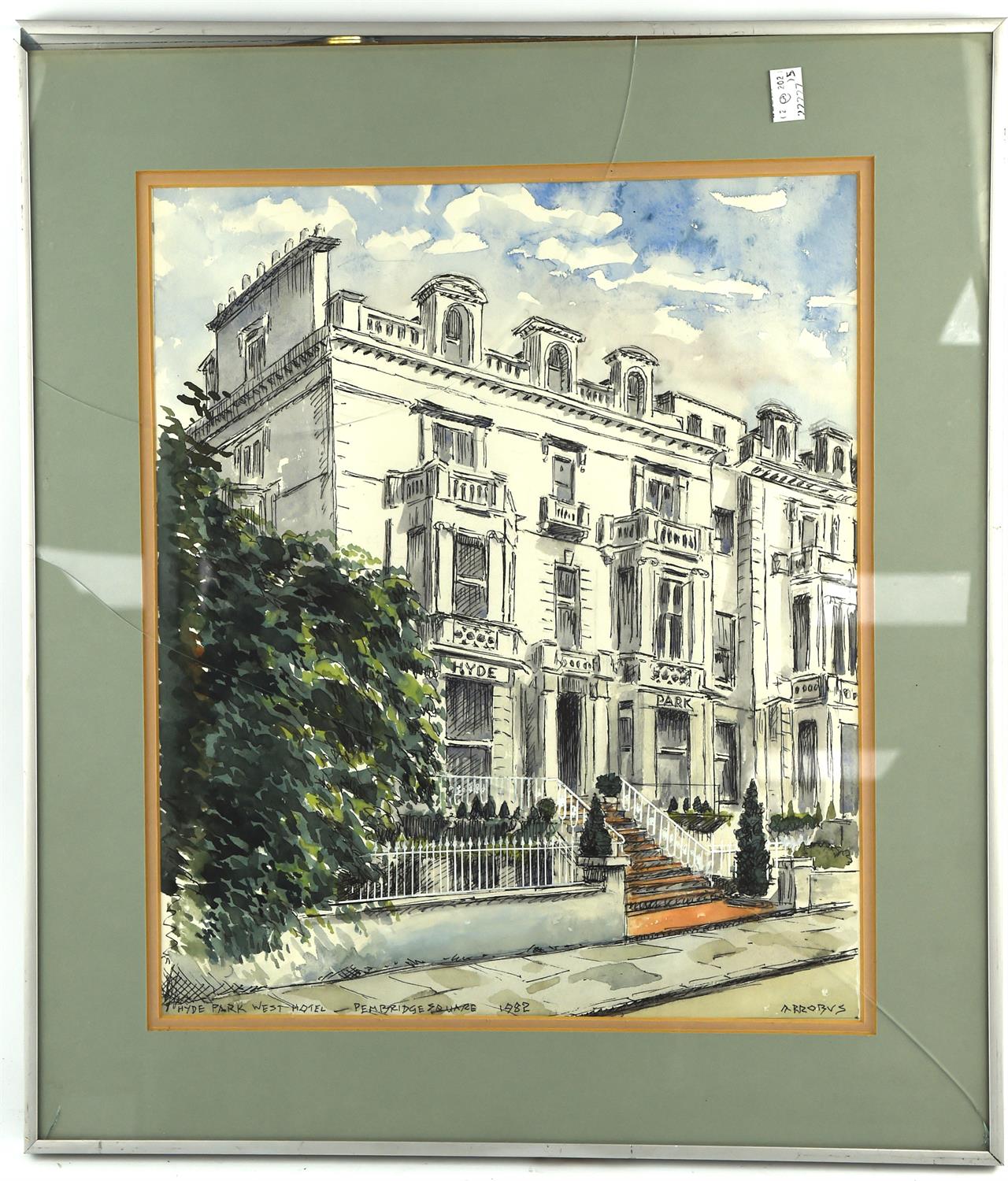 Sydney Arrobus (British 1901-1990), Kensington Palace Hotel; Cadogan Hotel; Hyde Park West Hotel,