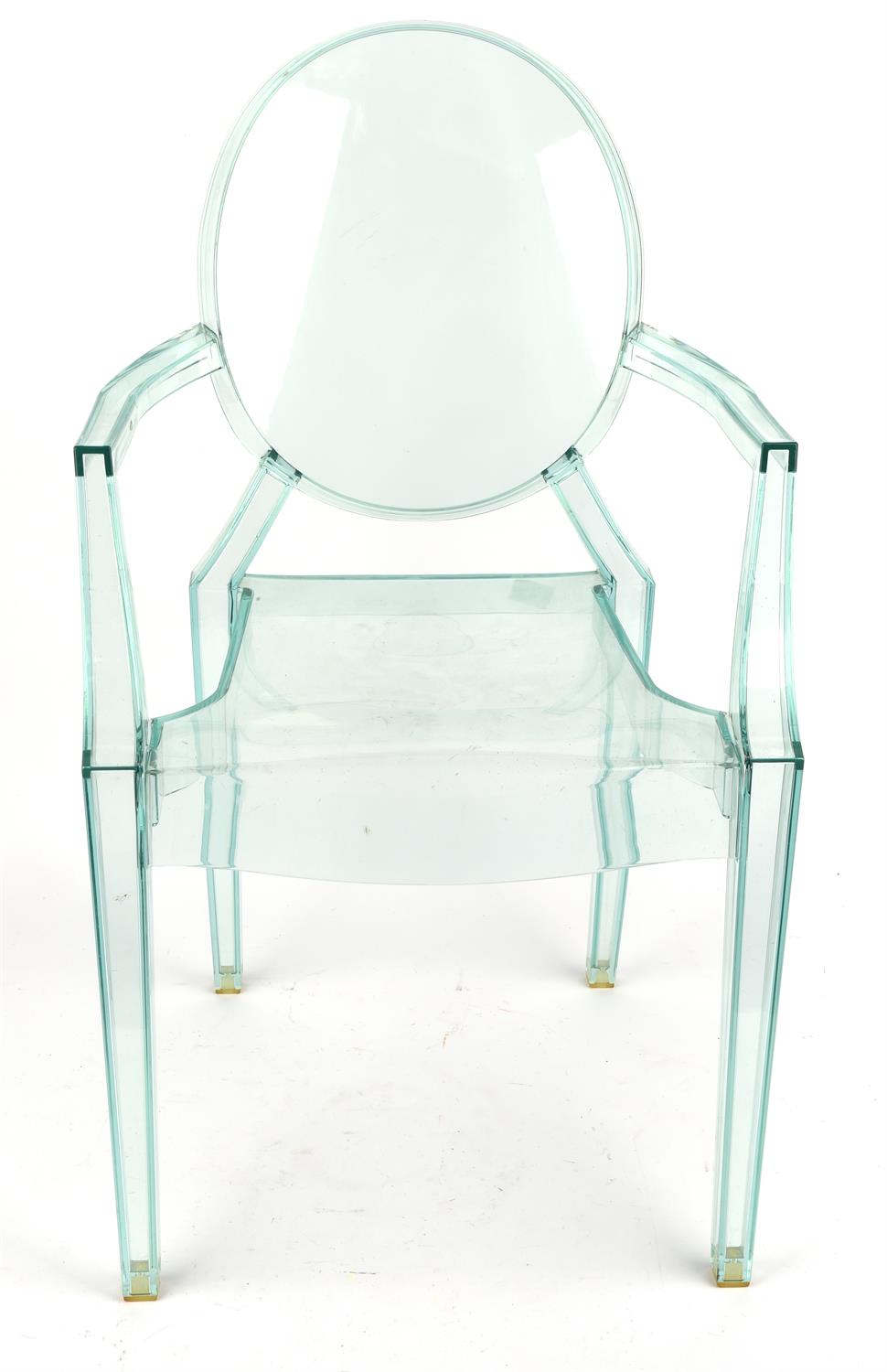 Philippe Starck for Kartell, a child's Lou Lou Ghost chair, rear seat edge with maker's name, - Image 3 of 3