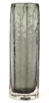 A 20th Century Whitefriars Textured range 'Cucumber' vase designed by Geoffrey Baxter,