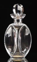 Lalique, decanter and stopper, etched signature to base, 26cm high Sold on behalf of Shooting Star