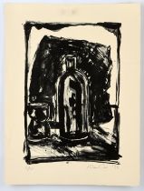 A group of five Contemporary lithographs and screenprints, including Alan Cox, Bottle,