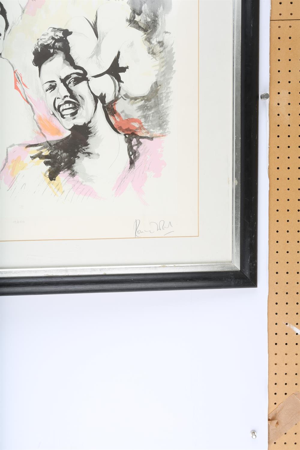 § Ronnie Wood (British b.1947), Billie Holliday & Bessie Smith, colour print, signed lower right, - Image 2 of 3