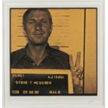 Louis Sidoli (b.1968), Steve McQueen, colour print, signed in pencil lower right,