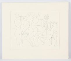 After Pablo Picasso, Antipolis, a group of four figurative lithographs, each 23 x 29cm. (4) Unframed