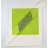 † Richard Smith (British, 1931-2016). Green (folded green square with wings) , colour etching,