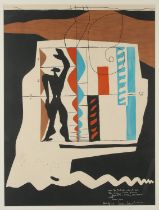 § Le Corbusier (Swiss 1887-1965), L'Invention, colour lithograph, inscribed on label verso for the