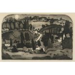 Graham Clarke (British b.1941), Dingley Dell, etching with aquatint, signed lower right,