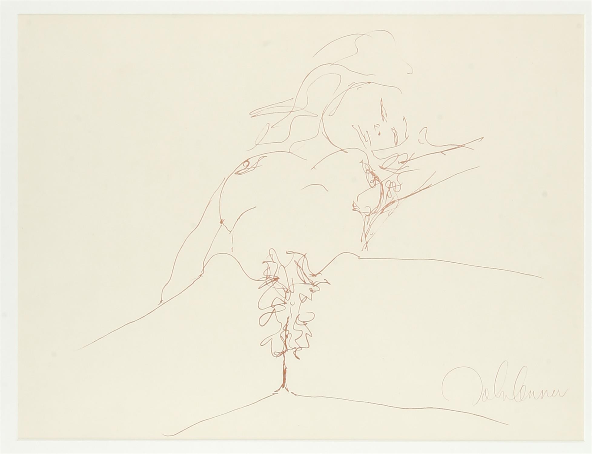 John Lennon (British 1940-1980), Nude Yoko Ono, serigraph, 36 x 48cm.