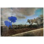 Menashe Kadishman (Israeli 1932-2015), Barnett Newman Blue, 1973, colour screenprint,