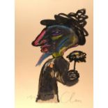 Hugo Claus (1929 – 2008) 'Clown', colour lithograph, signed lower right and numbered 232/250 lower