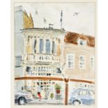 Roger Alsop (British 20th century), The Eagle, Farrington; A bank building; Shopfront,