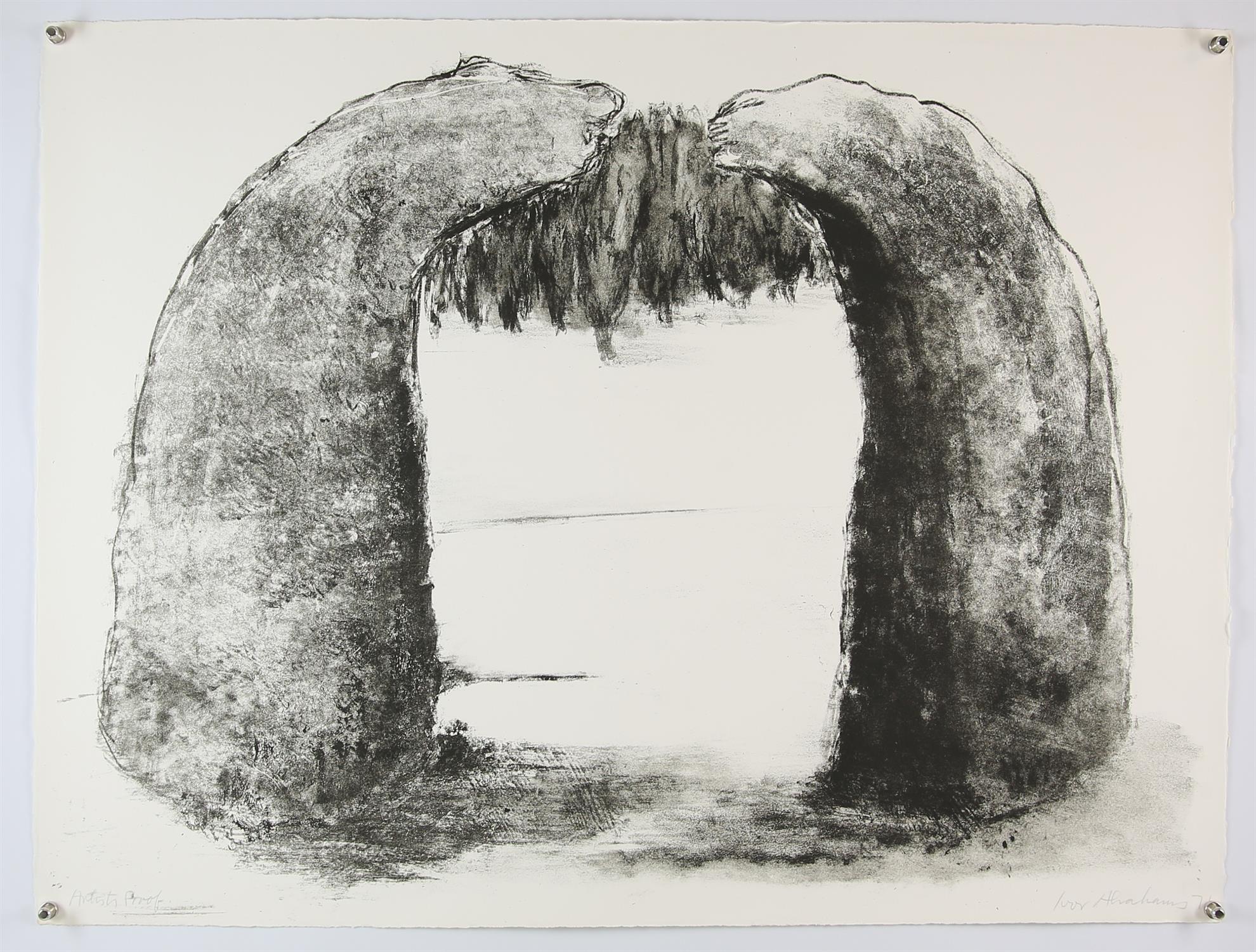 † Ivor Abrahams (British, 1935-2015). Arch I; Arch II; Arch III, Arch IV, a set of four lithographs, - Image 2 of 2