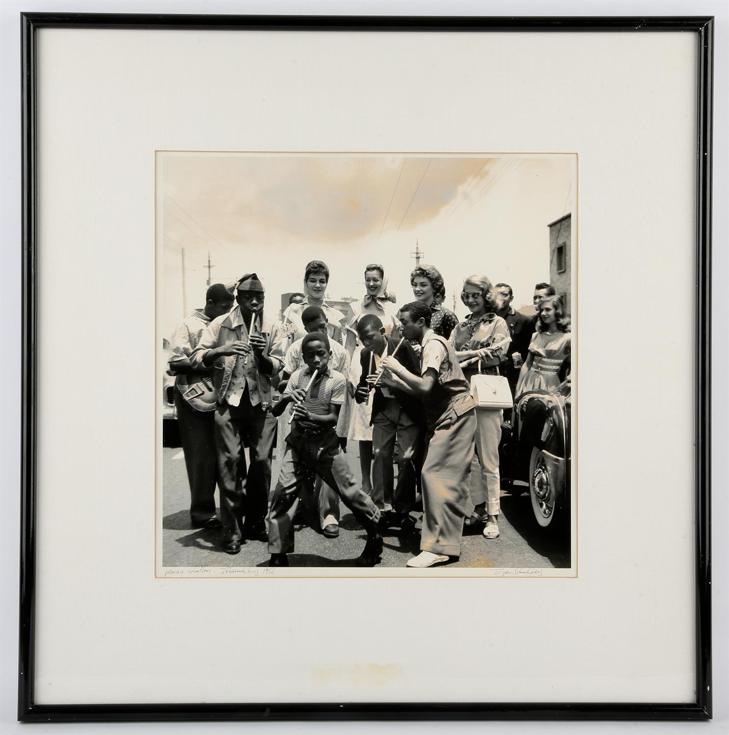 § Jurgen Schadeberg (German 1931-2020), Penny Whistlers, Johannesburg, silver gelatin print, 1952, - Image 2 of 4