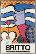 Britto Romero Britto (Brazilian b.1963), Britto Rom Art Editions, lithographic poster,