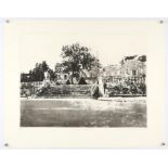 Norman Ackroyd (British b.1938), Chateau Beychevelle, etching with aquatint, signed lower right,