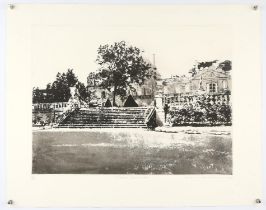 Norman Ackroyd (British b.1938), Chateau Beychevelle, etching with aquatint, signed lower right,