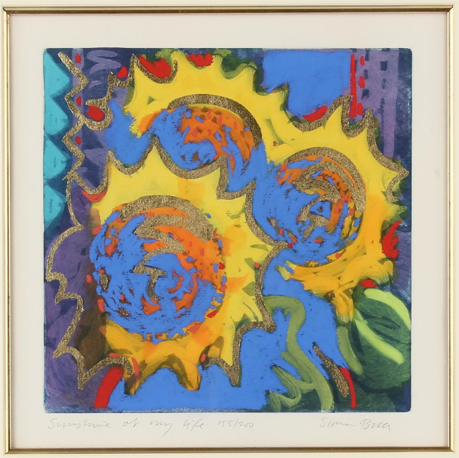 Simon Bull (b.1958), Sunshine of my life, colour print, signed lower right, inscribed and numbered - Image 2 of 4