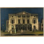 Lynton Lamb (British 1907-1977), The Shire Hall, colour lithograph, published by J. Lyons & Co Ltd,