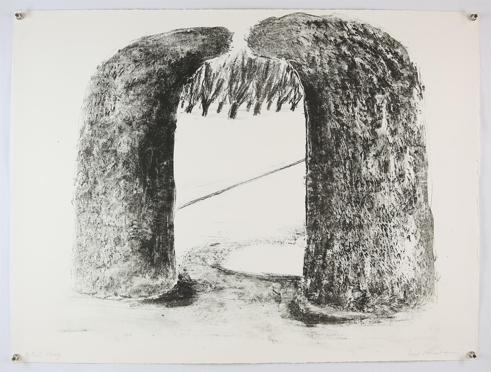 † Ivor Abrahams (British, 1935-2015). Arch I; Arch II; Arch III, Arch IV, a set of four lithographs,