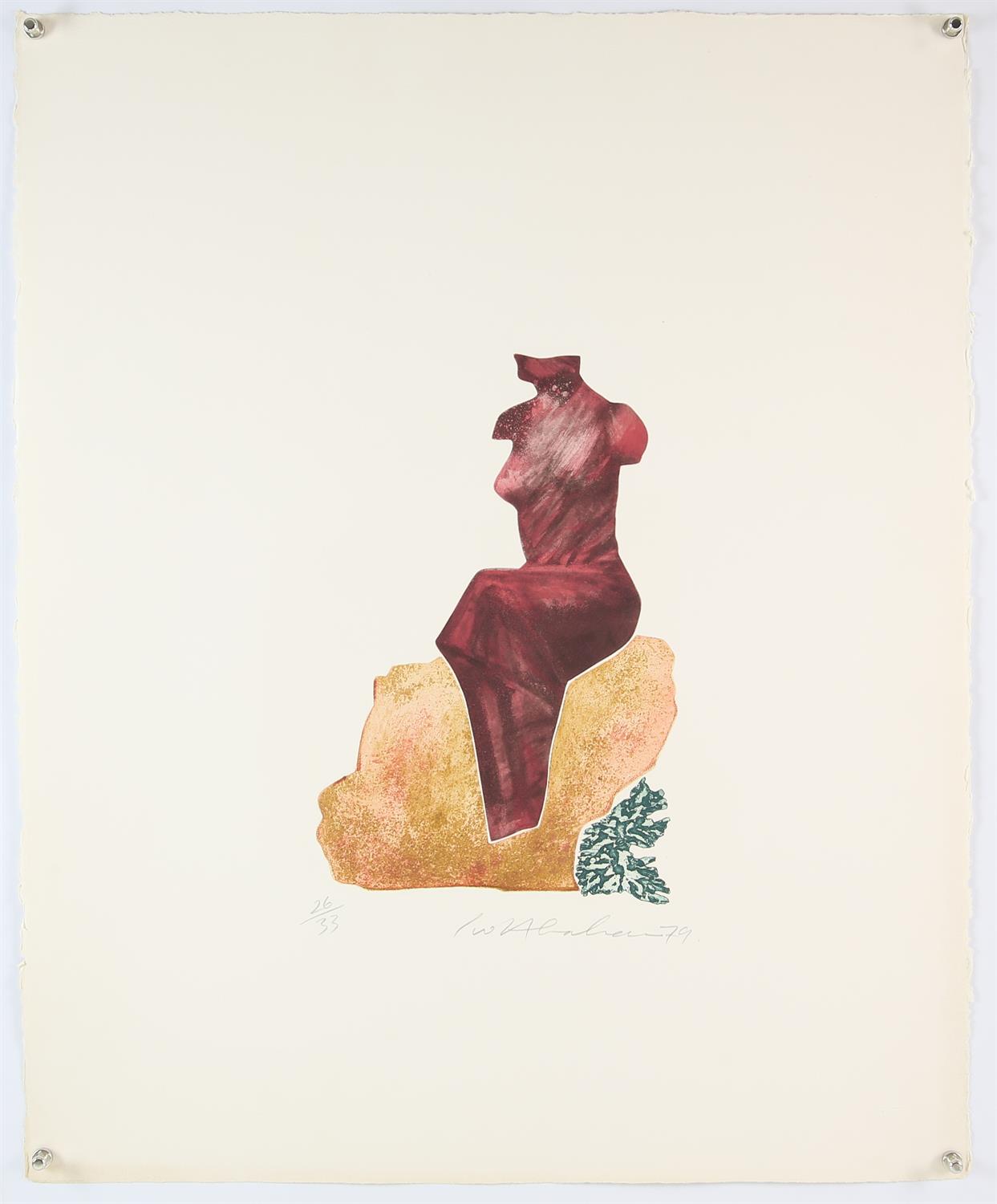 † Ivor Abrahams (British, 1935-2015). Femmes du Midi I-VI, a set of six colour etchings, - Image 2 of 6