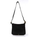 COACH black leather handbag (29cm x 26cm x 11cm)