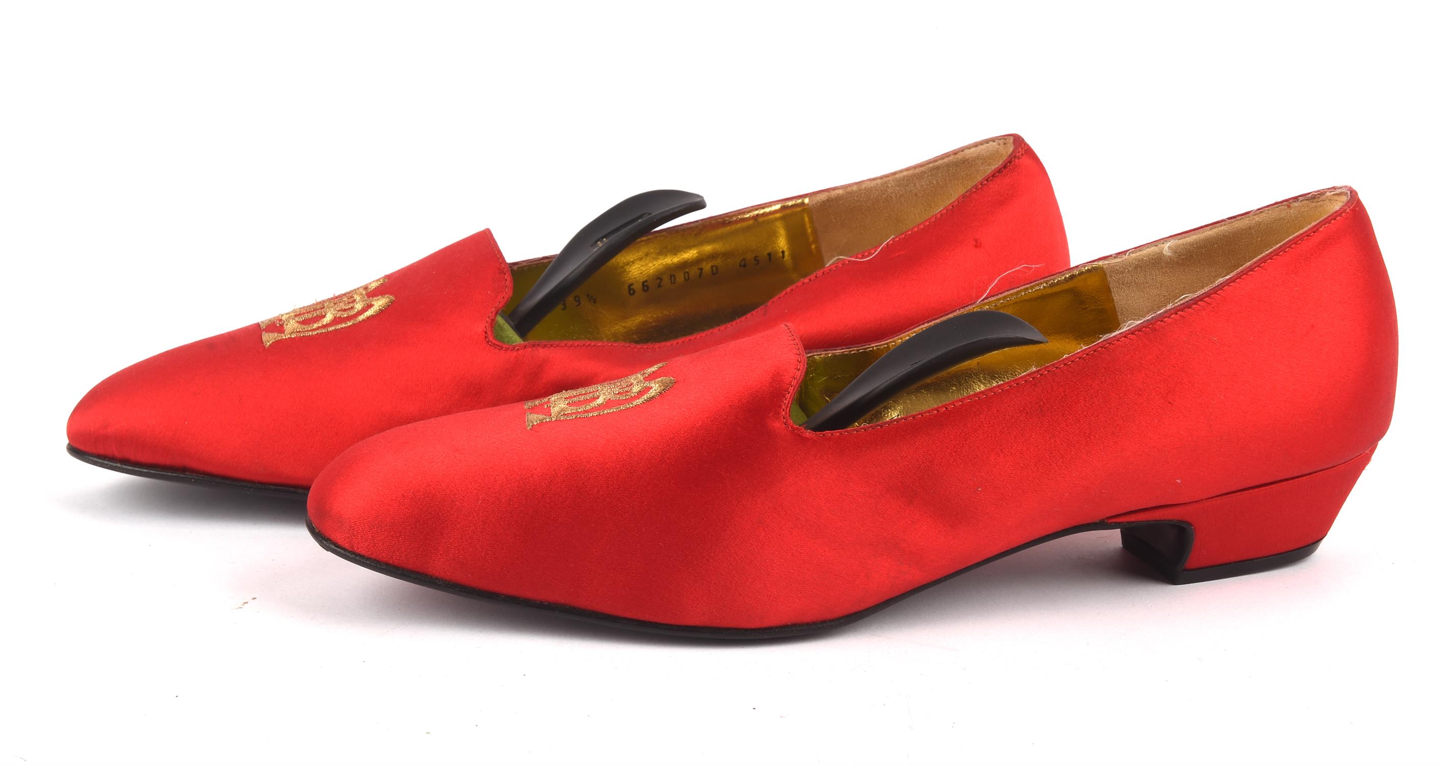 ADDENDUM LOT * BRUNO MAGLI COUTURE ladies red silk evening slippers UK6.5 EU39.5 and CASADEI red - Image 5 of 7