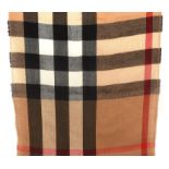 BURBERRY unworn Marino wool scarf in original packaging