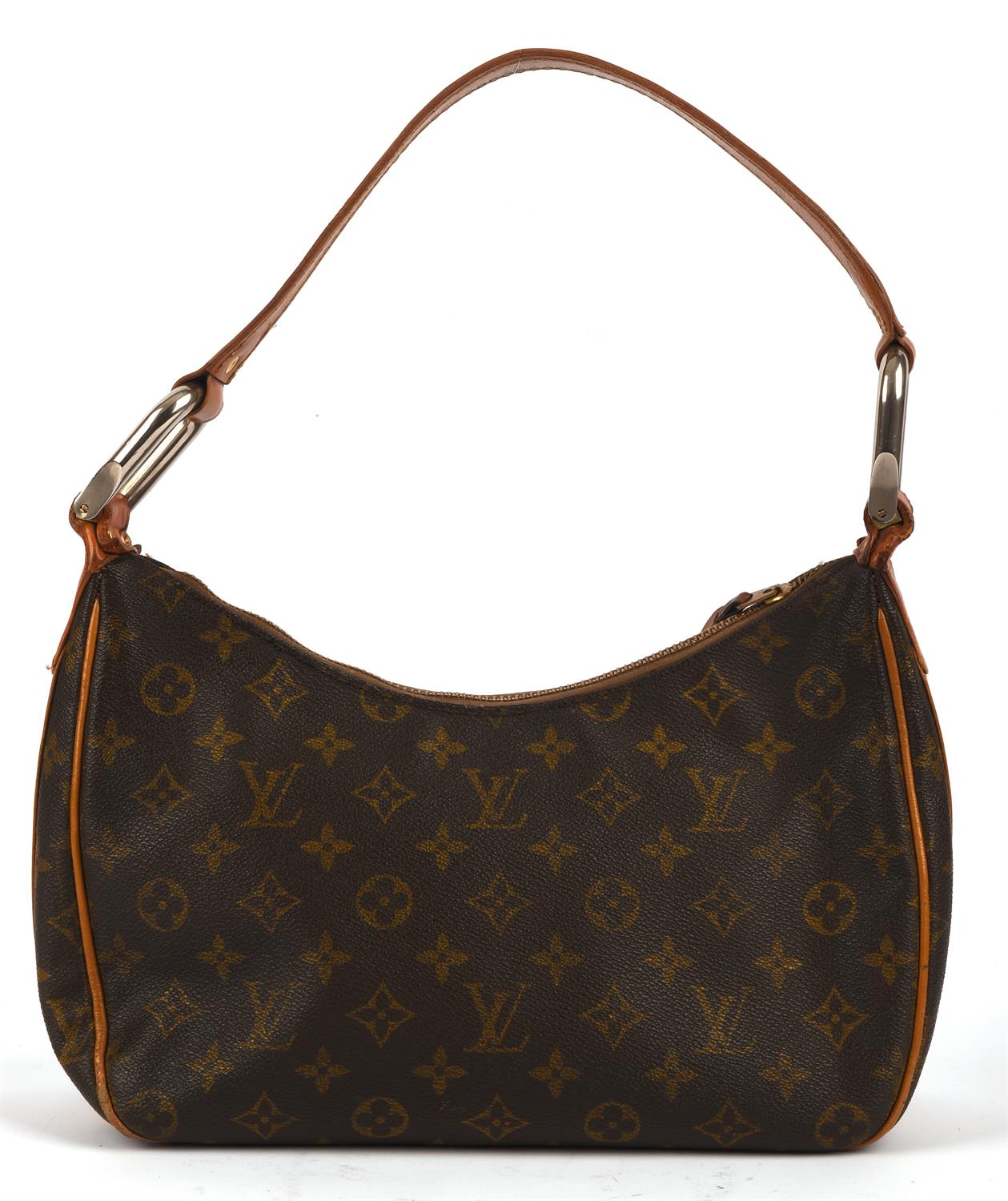 LOUIS VUITTON vintage monogrammed TIKAL style small handbag/ shoulder bag with faded initials AG on - Image 5 of 10