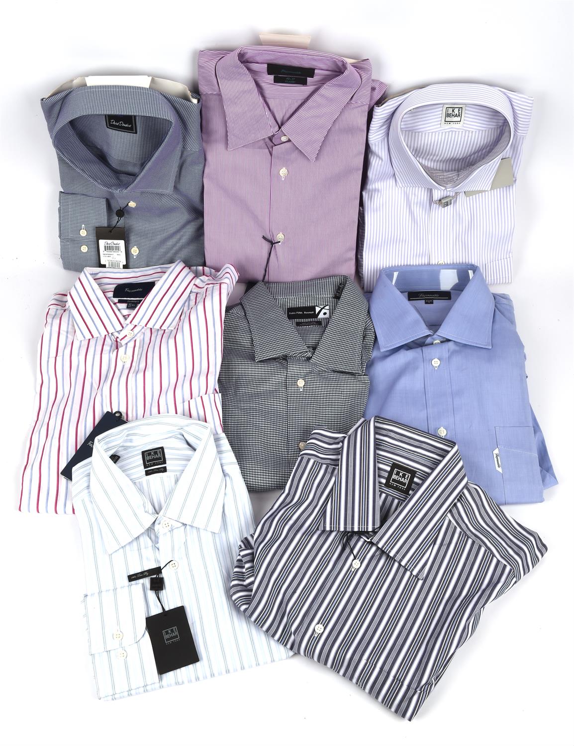 A collection of 20 men's good quality mostly British tailor and American top designer unworn shirts - Image 2 of 3