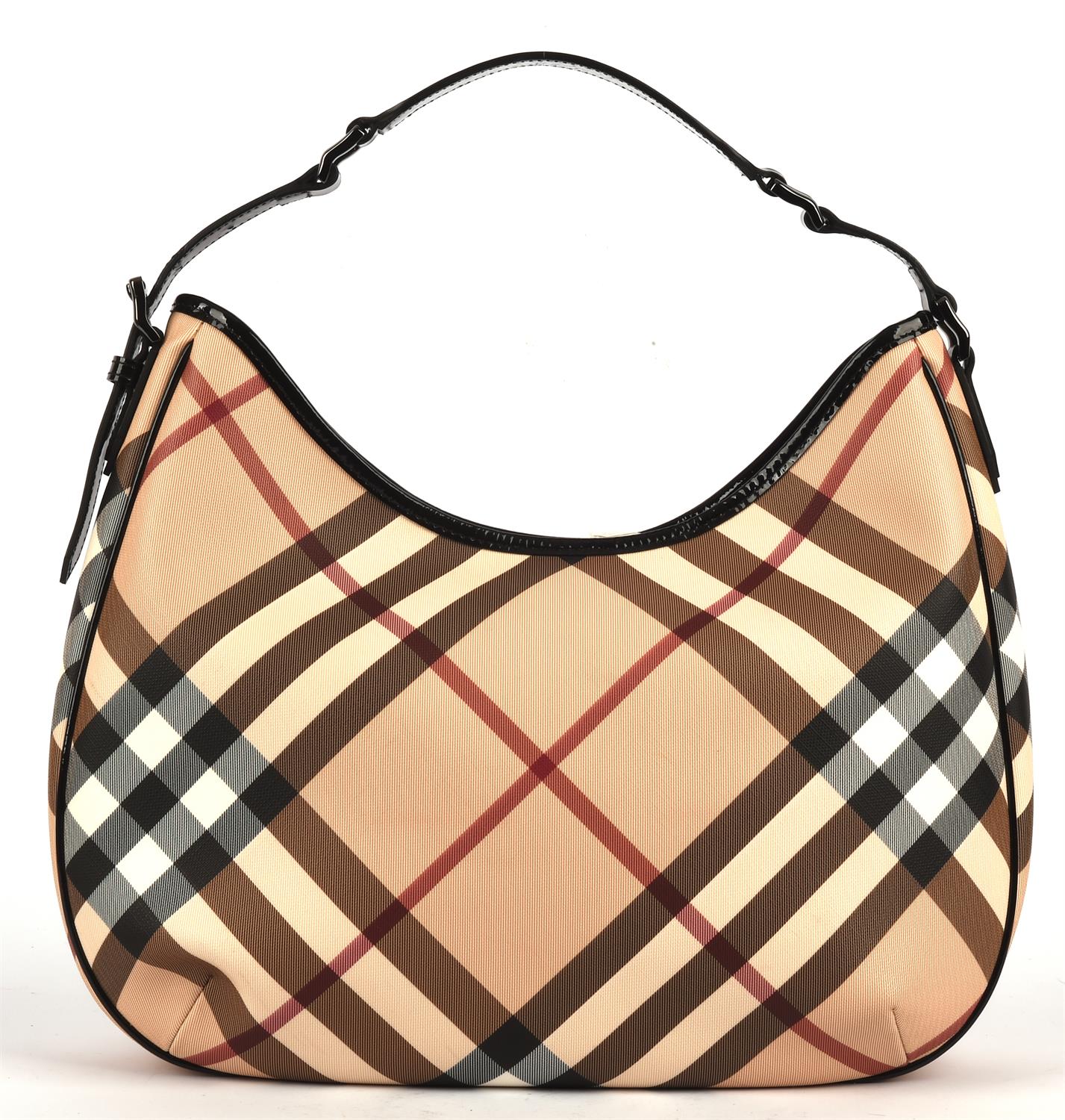 BURBERRY a large Nova Check Hobo handbag with dust bag (38cm x 25m x 6cm) * A smaller BURBERRY - Image 5 of 10