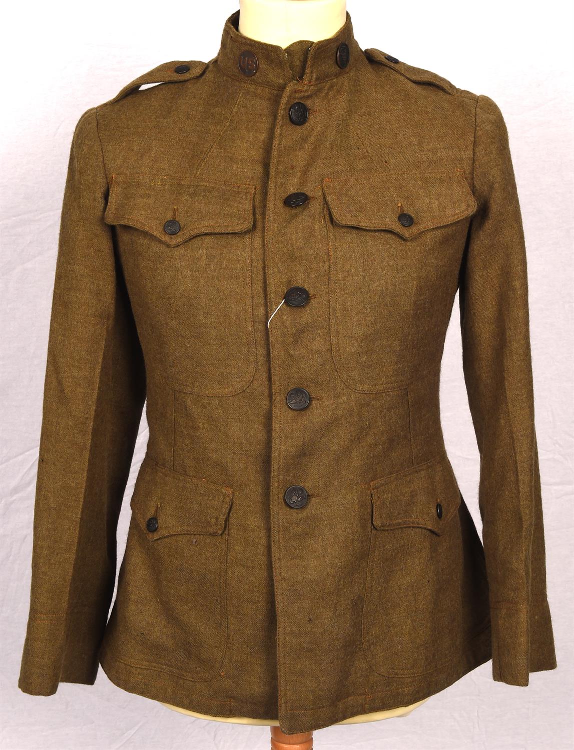 A collection of gentleman's British and WW1 US military, Royal Naval and other clothing to include - Image 12 of 26
