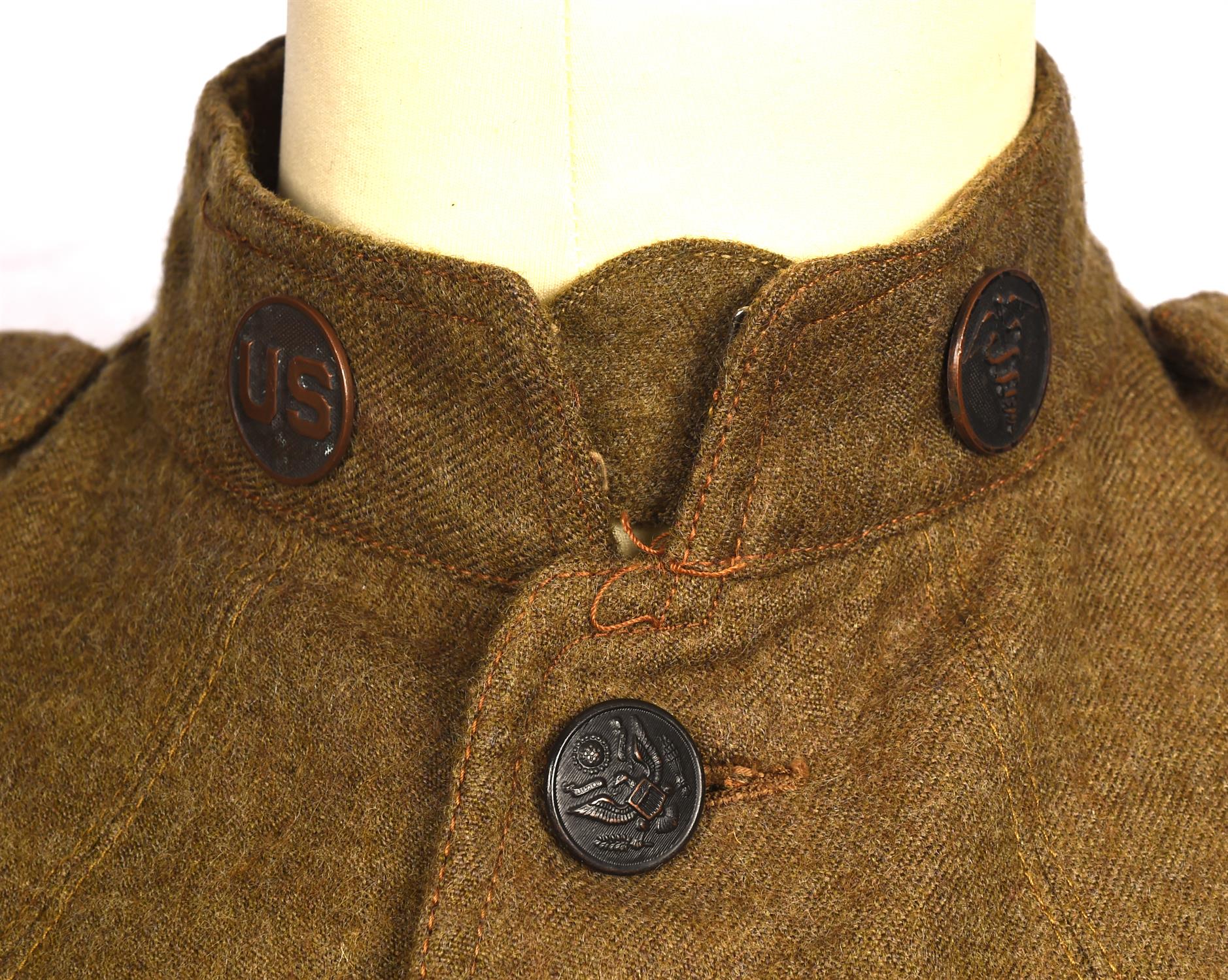 A collection of gentleman's British and WW1 US military, Royal Naval and other clothing to include - Image 15 of 26
