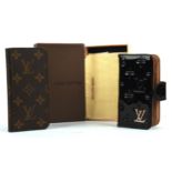 LOUIS VUITTON boxed vintage 1990s iPhone 10X varnished leather case boxed with integral mirror and