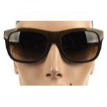 SALVATORE FERRAGAMO ladies Perspex 1990s vintage sunglasses in case with cloth