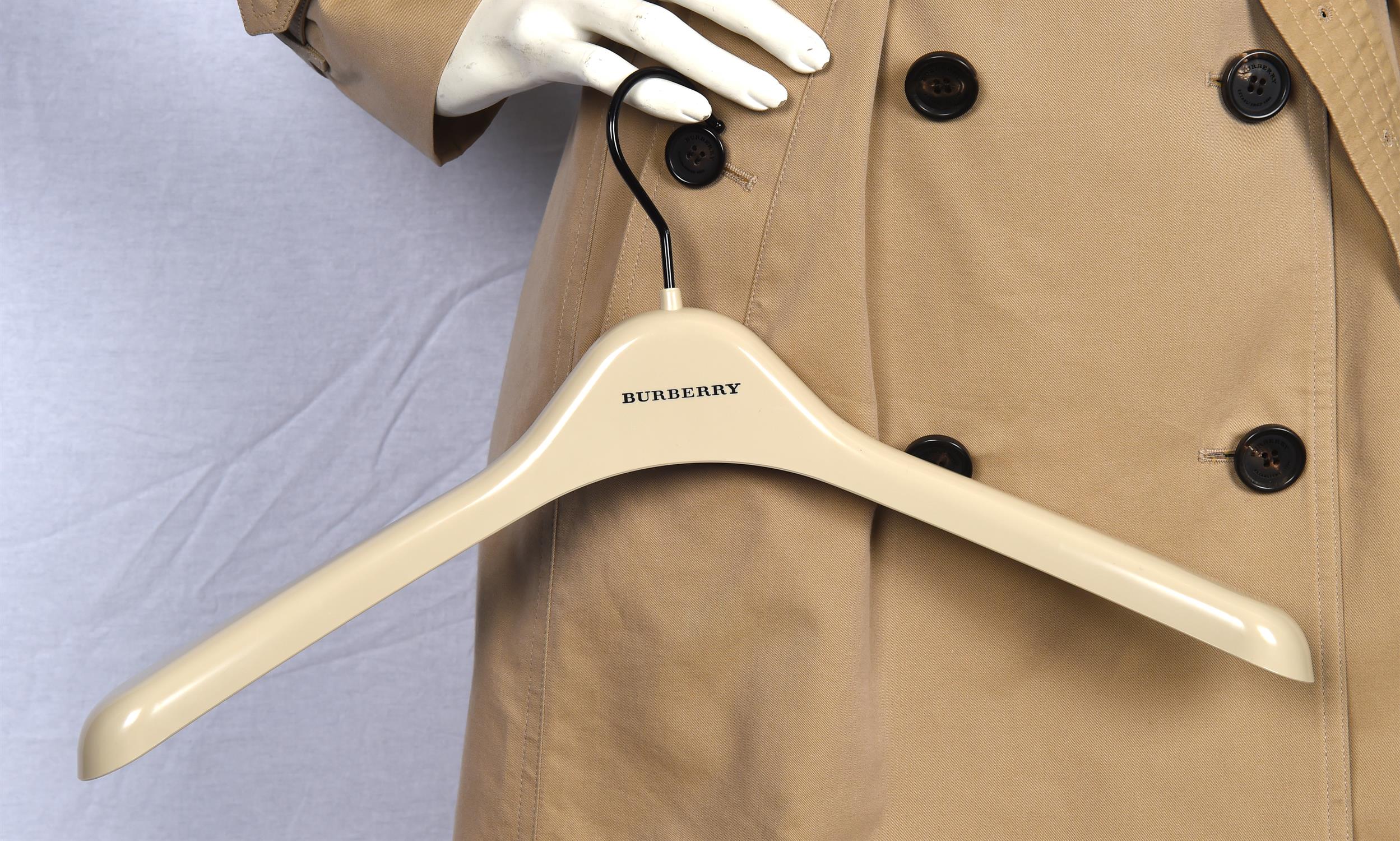 BURBERRY ladies KENSINGTON mac on original BURBERRY hanger with original BURBERRY coat-cover and - Image 9 of 11