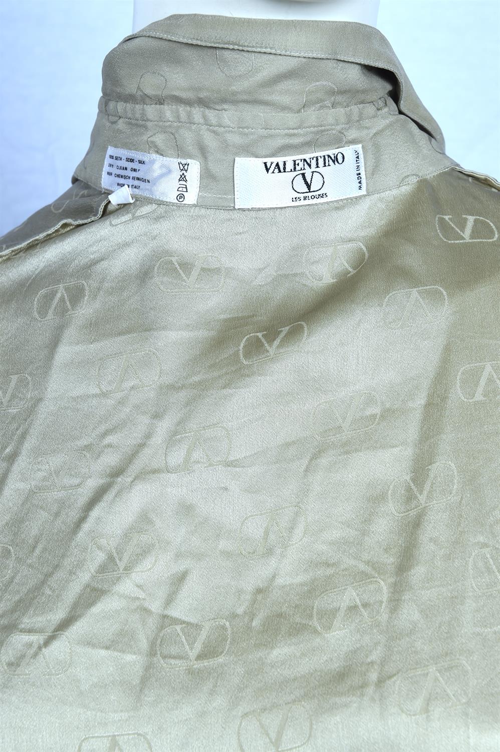 VALENTINO * VERSACE (27% silk) * Early ESCADA (Margaretha Ley) a collection of silk 1980s-90s - Image 11 of 21