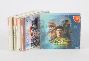 Sega Dreamcast Action/Adventure bundle (NTSC-J) Games include: Shenmue (with Shenmue Jukebox disc),