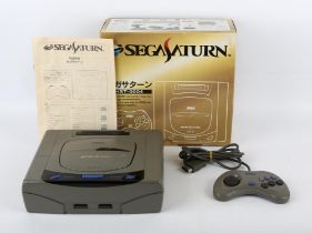 Sega Saturn boxed console [Version 1] HST-0004 (NTSC-J) This is the grey version of the
