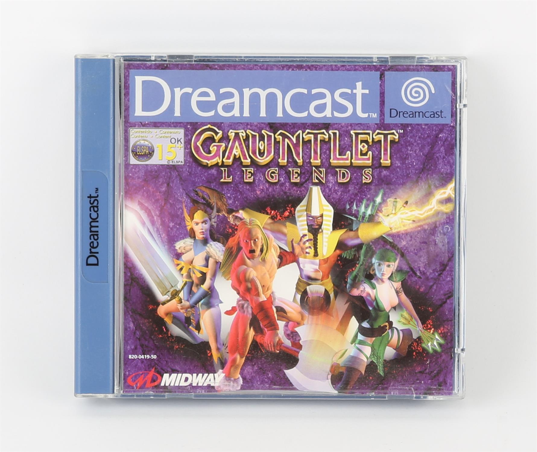 Sega Dreamcast Gauntlet Legends (PAL) Game is complete, boxed and untested