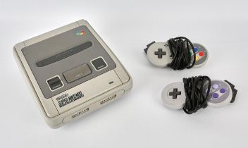 Super Nintendo (SNES) Console, controllers + cables (PAL Version)