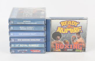 Sega Dreamcast Wrestling & Boxing bundle (PAL) Games include: ECW Anarchy Rulz (sealed),