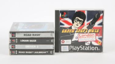 PlayStation 1 (PS1) Crime bundle (PAL) Games include: Grand Theft Auto London (Special Edition),