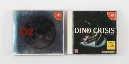 Sega Dreamcast Survival Horror bundle (NTSC-J) Games include: D2 and Dino Crisis Games are