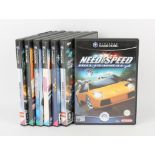 Nintendo GameCube Arcade Racing bundle (PAL) Games include: Burnout, V-Rally 3, Drome Racers (x2),