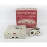 Sega Saturn boxed console HST-0014 (NTSC-J) Console is complete, boxed, untested and in excellent