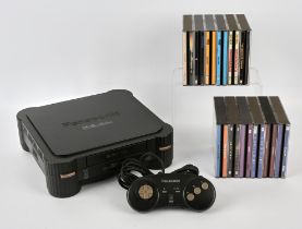 Panasonic 3DO FZ-1 R.E.A.L. console with UK power supply, 1 controller and 12 boxed games Games